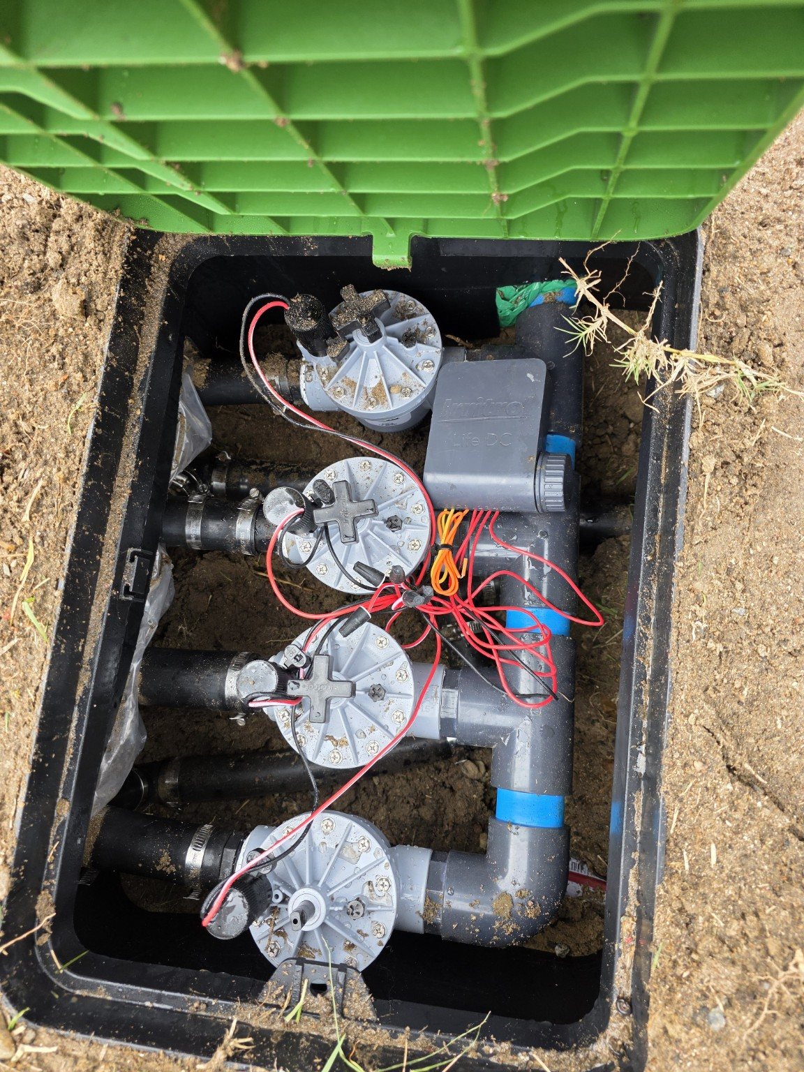 Irrigation pipe installation